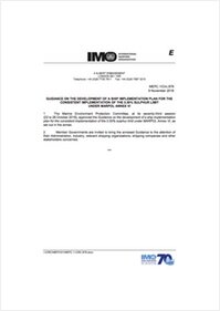 IMO guidance for Shipboard Implementation Plans