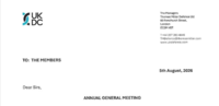 UKFDD AGM - September 2026