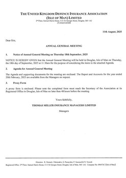 UKDIA AGM - September, 2025