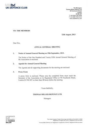 UKFDD AGM - SEPTEMBER 2013