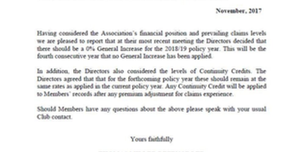 General Increase 2018/19