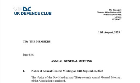 UKFDD AGM - September 2025