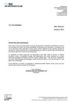 Maritime Lien Insurance