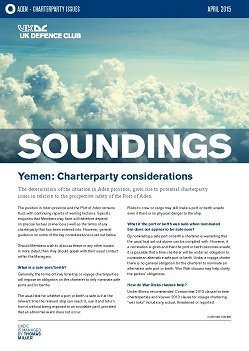 April, 2015 - Aden Charterparty Issue