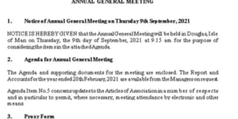 UKDIA AGM - SEPTEMBER, 2021