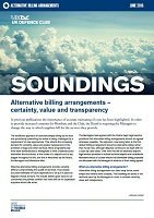 June, 2016 - Alternative billing arrangements