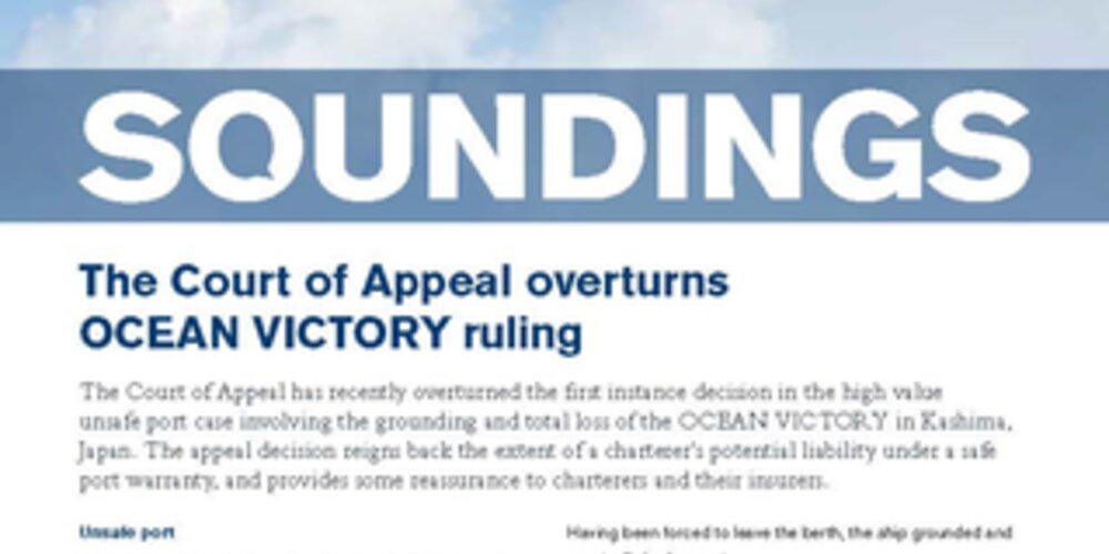 March, 2015 - Ocean Victory