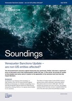 May, 2019 - Venezuelan Sanctions Update