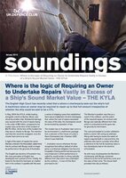 January 2013 - Where is the logic of Requiring an Owner to Undertake Repairs Vastly in Excess of a Ship’s Sound Market Value - THE KYLA