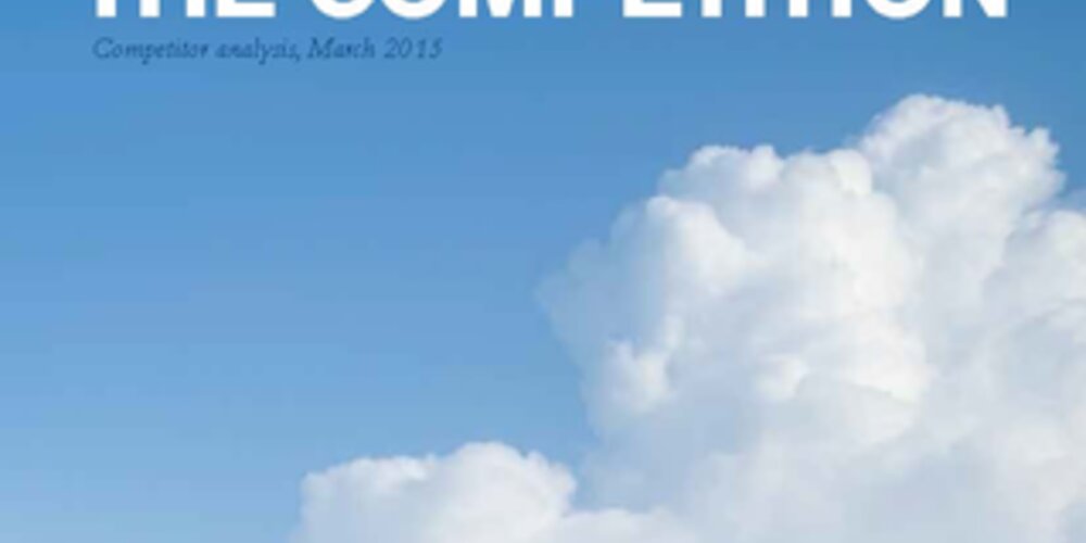 Competitor Analysis - March, 2015