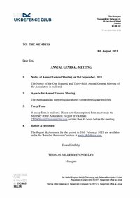 UKFDD AGM - SEPTEMBER, 2023