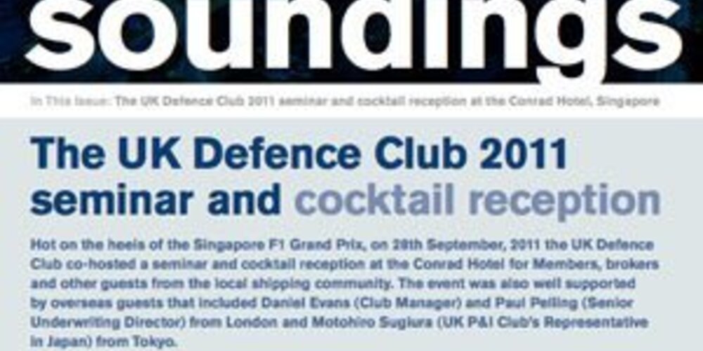 Issue 6, 2011 - The UK Defence Club 2011 seminar and cocktail reception at the Conrad Hotel, Singapore