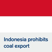 January, 2022 - Indonesia prohibits coal export