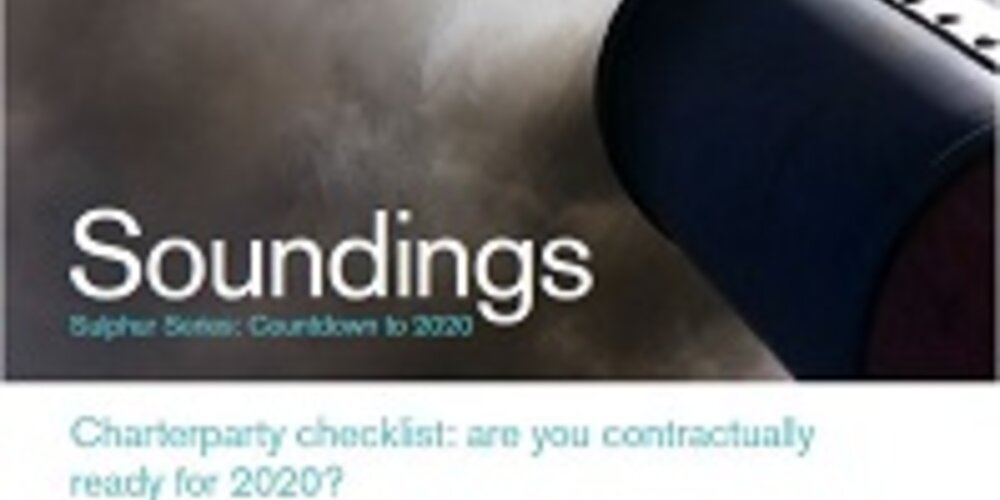 June, 2019 - Sulphur Series 05: Are you contractually ready for 2020?