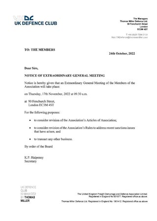 UKFDD EGM - NOVEMBER, 2022