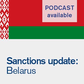 June, 2021 - Sanctions update: Belarus
