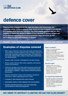 Summary of Defence Cover including comparison with competition