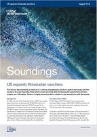 August, 2019 - US Expands Venezuelan Sanctions (CHINESE)