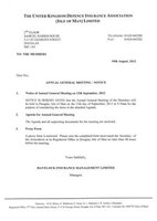 UKDIA AGM - SEPTEMBER 2012